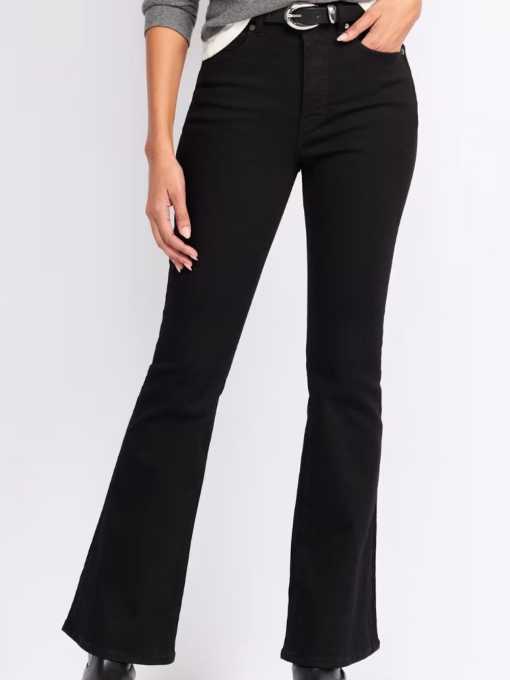 Madewell Black High-Rise Flare Jeans size 28